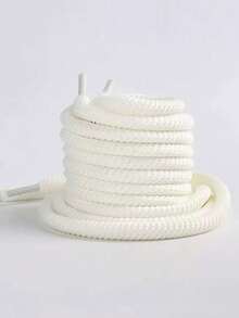 1 paire de lacets plats tissés en polyester, lacets de basket plats colorés blancs, plusieurs couleurs disponibles pour les couples, rouge et bleu