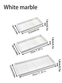 Khay để bàn và tủ đựng đồ - Khay đựng đồ nhà tắm bằng silicon, Giá đựng xà phòng rửa bát cầm tay linh hoạt cho nhà bếp, Hộp đựng đồ trên bàn phòng tắm, Khay trang trí bồn cầu vòi sen, Miếng lót trang điểm bồn rửa mặt - Nhiều màu - Xem 10