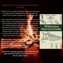 Guía ilustrada integral de habilidades de supervivencia al aire libre, manual de emergencia para acampar en la naturaleza, libro de conocimientos de para aventuras familiares, guía de supervivencia en la naturaleza a prueba de agua y portátil