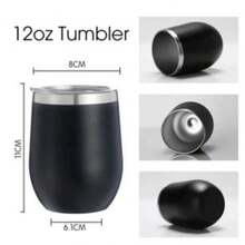 Kit With 10 360ML Stainless Steel Thermal Cups With Acrylic Lid In Various Colors Cup-585 - 妮妮 360毫升 - 查看 7