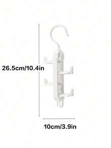 1/2/3 piezas Organizador de armario ahorrando espacio, Percha para bolsas colgantes sin costuras, Soporte para bufandas y corbatas, Estantería apilable para abrigos - Multicolor - Ver 3