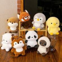 1个可爱动物毛绒玩具,柔软舒适,包含暹罗猫、松鼠、狐狸、兔子、鸭子、企鹅、浣熊和树懒等可爱动物。适合活动和派对装饰,温馨的家居装饰,也是生日、婚礼、毕业季、圣诞节等节日送给家人和朋友的完美可爱毛绒玩具礼物。 - 彩色 - 查看 6