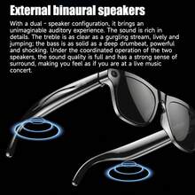 Premium Real-Time Translation Smart Glasses, Voice Assistant, 260mAh Large Capacity Battery, Long Endurance, Call Answering, Music Control, Smart Search, Precise Touch Control, Conversation, Smart Control Operation, Suitable For Men And Women, Best Valentine's Day Gift - Multicolor - View 5