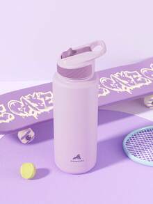 Powcan 40oz Insulated Tumbler - Stainless Steel Water Bottle, Leak-Proof Double Wall Coffee Cup, 24 Hour Cold Retention, Fits Car Cup Holder, Reusable, Suitable For Sports, Gym, School And Travel - Light Purple - View 2