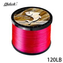chelesh 546yds, 328yds Monofilament Nylon Fishing Line, Transparent Invisible Absorbent, Abrasion Resistant Nylon Line, Diameter 0.52mm-1.0mm, Strength 35LB-150LB, Suitable For Freshwater, Saltwater, Sea Fishing, Ideal For Long Distance Casting And Braiding Nets, Also Can Be Used For Invisible String, Beading, Strong Monofilament, Hanging Handmade DIY Decorations And Crafts.