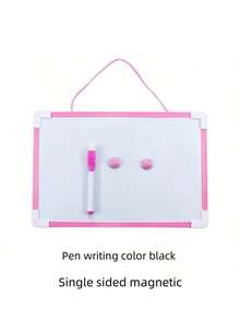 Single Sided Magnetic White Board Office Bulletin Board Dry Eraser Board Hanging Message Board For Draw Graffiti Handle Official Business Write Leave A Message Message Recording Multi Functional Writing Board Single Sided Magnetic Writing Board