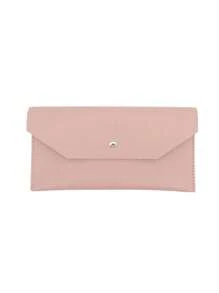 1pc Minimalist Faux Leather Reusable Cash Envelope With Card Slots Fashionable Solid Color Pouch For Daily Use Cash Envelope Wallet Envelope Wallets Burgundy Gifts For Women Wallet Purse Wallet Long Wallet - Multicolor - View 9