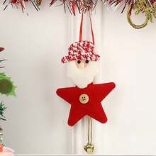 Christmas Tree Ornaments, Santa Claus, Snowman, Reindeer Pendant Decorations With Bells, Suitable For Home Holiday Party Decor Home Decor Christmas Decorations Room Decor Winter