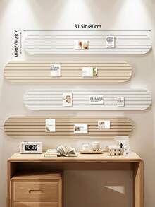 1pc/4pcs Set 7.87*31.5 Inch Decorative Felt Board, Multi-Color Combination, For Office And Home Decor, Cork Board Strips For Wall Pinning And Adhesive Bulletin Board, Supplies For Teacher Back To School, Halloween, Christmas, New Year Decoration, Pin Board, Vision Board - Multicolor - View 19