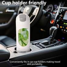 Portable Personal Blender, USB Rechargeable For Smoothie Shakes, With 12 Stainless Steel Blades & 16 Oz/450ML Cup And Extra Handle Lid, For Travel Sports Gym (White) - 白色 - 查看 6