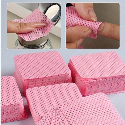 20/200pcs Gel Nail Polish Makeup Remover Wipes Cleaning Nail Polish Dust-Free Wet Wipes Cleaning Paper Pads Wholesale Makeup Tools, Detergents, Nail A