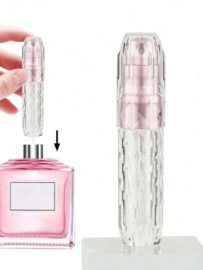 1/2/3pcs Portable Mini Refillable Perfume Spray Bottles, 5ml/0.2oz Travel Size Atomizer, Essential For Travel, Beach, Summer Vacation, Back To School, Camping, Holiday, For Women And Men