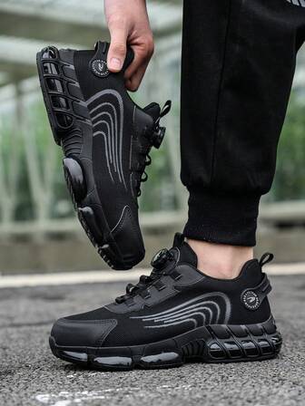 Men's Black Steel Toe Cap Boots, Manufacturing, Industrial Outdoor Work, Men's Work Trainer, Women's Steel Toe Work Boots, Anti Slip Warehouse, Black Anti Smashing And Anti Puncture Forging Workshop, Horticulture, Site Boots, Multi-Functional Work Shoes For Construction And Daily Wear, High Top Impact Resistant Construction Industry, Climbing Shoes, Outdoor Travel, Wilderness Exploration, Hiking And Mountaineering Shoes