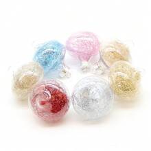 Christmas Ball Ornament Water Drop Shaped Pendant, Christmas Tree Decor, Suitable For Mall, Living Room, Bedroom, Christmas Party Supplies