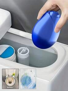 Rose-Shaped Toilet Cleaner, Toilet Bowl Cleaning Liquid, Automatic Toilet Cleaner, Bathroom Freshener, Toilet Odor & Urine Stain Remover, Toilet Deodorizer, Eliminates Odor, Suitable For Bathroom/Toilet/Washroom/Waiting Room/Home/Hotel