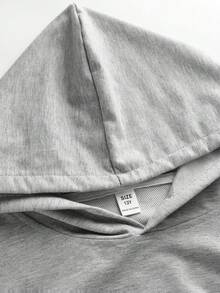 Áo nỉ trùm đầu họa tiết chữ cho bé trai tuổi teen. Phong cách Thu/Đông mới. Phù hợp cho cả bé trai và bé gái mặc hàng ngày, dự tiệc, đi học, tham dự lễ hội âm nhạc, đi nghỉ mát, đi làm. Có thể làm quà tặng cho gia đình, bạn trai, bạn gái, bạn bè. - Xám - Xem 8