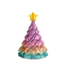 1pc 2025 New 3D Printed Spinning Christmas Tree Fidget Toy, Colorful Christmas Tree Shaped , Home Decor, Stress Relief Toy, Creative Craft, Perfect Gift For Birthday, Christmas, Halloween - Multicolor - View 9