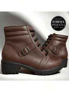 Women's Virginia Ankle Boots Low-Cut Boot Launch Fall Winter 2025 - 咖啡棕 - 查看 5