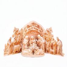 1pc Classic Nativity Of Jesus Scene 3D Greeting Card, Home And Party Atmosphere Decorative Items,Birthday Card, Wedding Gift Card, Surprise Gift For Friends, Gift For Mother, Gift For Parents, Suitable For All Kinds Of Festival, Celebration & Parties