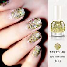 亮白闪亮指甲油 - 10ml 浓稠质地大亮片指甲油 - 防水持久速干 - 不脱色 - 适合居家美甲DIY和美甲护理，万圣节送给女性的礼物 - 彩色 - 查看 15