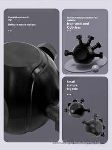 1个手指握力器，手部和手臂锻炼器，缓解压力的手指压力球，便携式握力训练器 - 彩色 - 查看 5