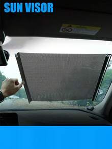 1pc Easy Install Blackout Curtain With Suction Cups, No Drilling Required, Blackout Fabric For Car Windows, Easy Privacy Screen For Kitchen, Bathroom, Bedroom, Hallway, Car Sun Shade, Privacy Protection, Suitable For Home And Vehicle, Can Also Be Used As Pet Barrier, A Convenient Peel And Stick Window Film, Wall Decor, Window Sticker. Privacy Protection, Ramadan Gift, Valentine's Day Car Privacy Cover - Multicolor - View 7