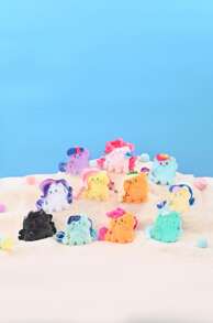 Hasbro Niedliche Ponys Dritte Welle Blind Box Schlüsselanhänger Set - Einzelpack mit Plüschspielzeug & Schlüsselanhänger, offiziell lizenziertes Geschenk für Mädchen ab 3 Jahren, Überraschungskollektion mit rosa Einhorn Design