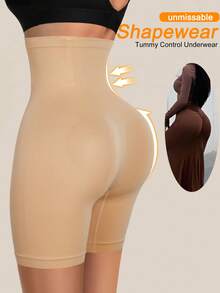 High Waist Tummy Control Panties Seamless Shaping Panties Waist Trainer Body Shaper Shorts Bottoms Slimming Sheath Woman Flat Belly Hip Butt Lifter Briefs Panty Women Underwear Shapewear