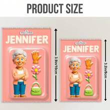 定制2D平面娃娃包装盒，玩具盒，艺术风格，个性化礼品，适合汽车装饰、房间装饰、车内摆件，送给家人、朋友、她、他的礼物 - As Shown - 查看 11