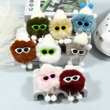 1pc Colorful Fairy Ball Shoe Charm, DIY Shoe Accessory Suitable For Beach Bag Decoration, Clog Accessories, Birthday, Christmas, Halloween Party Gifts, Creative