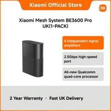 Xiaomi 1pc Mesh System BE3600 Pro WiFi 7 Router – UK Version Dual Band 3600Mbps Wireless Router With 2.5Gbps Port NFC Bluetooth Mesh Gateway 4 Antennas WPA3 Encryption MiWiFi ROM App Control Whole Home Coverage - 黑色 - 查看 1