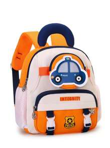 新款 Kappibara 背包，男女通用，轻便舒适，适合休闲旅行和上学使用 - 黃色 - 查看 9