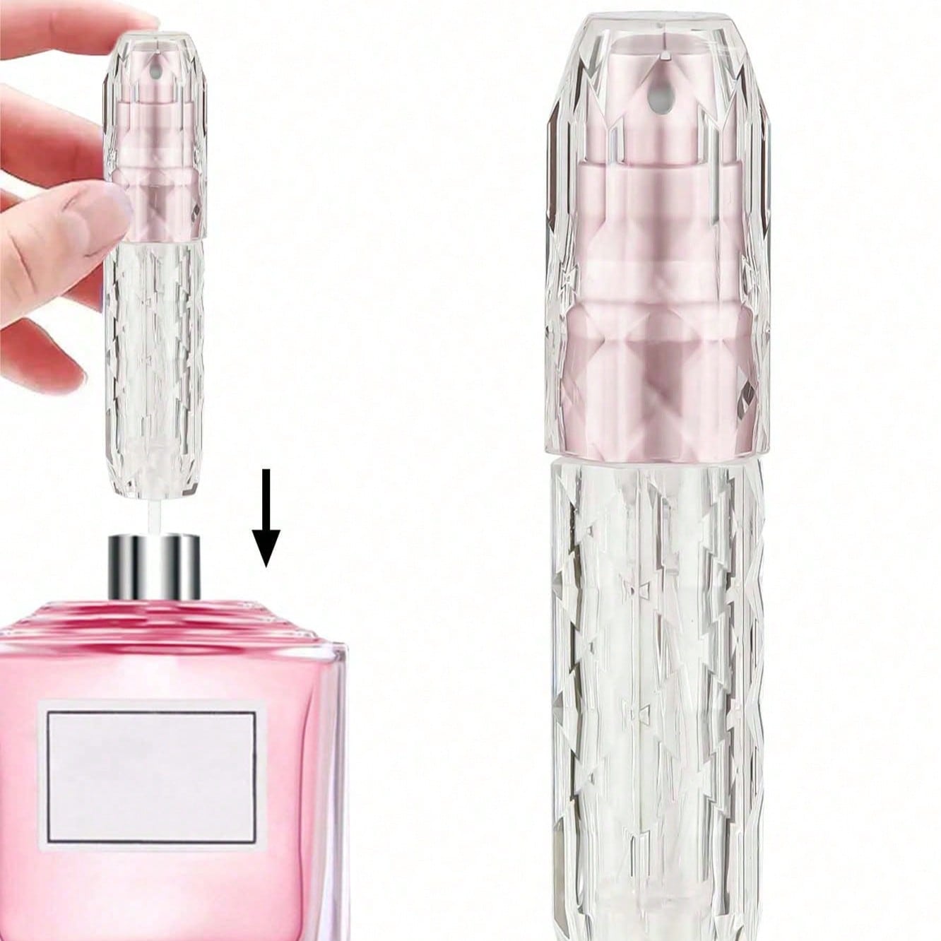 1/2/3pcs Portable Mini Refillable Perfume Spray Bottles, 5ml/0.2oz Travel Size Atomizer, Essential For Travel, Beach, Summer Vacation, Back To School, Camping, Holiday, For Women And Men