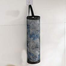 1/3 peças Saco de lixo Saco de armazenamento Saco plástico de cozinha Saco de classificação Saco pendurado Saco de lixo doméstico pendurado Caixa de armazenamento de malha