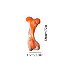 Juguetes de masticar indestructibles para perros masticadores agresivos - Huesos de TPR y nailon ultra resistentes, juguetes interactivos para razas medianas y grandes, perfectos para combatir el aburrimiento y el juego al aire libre
