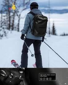 Sea Choice Vacpack Backpack Expandable 60L Backpack With Vacuum Compression TSA Lock Laptop Backpack - Black - View 6