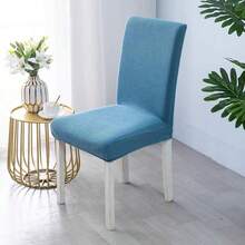 Stuhlbezug für Esszimmer, dehnbare Spandex Parson Stuhlhussen, waschbare Anti-Staub Sitzbezüge für Küche, Hochzeit, Party