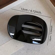 1 Piece Abalone Claw Clip With A High-End Feel, New Style Of Hair Clip With A Flat Horizontal Clip At The Back Of The Head - Multicolor - View 3