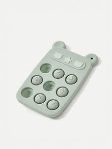 1 Set Baby Silicone Teething Toys, Chew Molar Stick, Anti-Bite Teether With Pacifier Clip, Suitable For Baby Boys And Girls