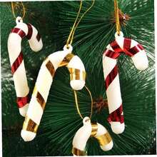 6er-Pack Neujahr Weihnachtsparty Geschenke Weihnachtsschmuck Zuckerstangen Weihnachtsbaum Ornamente Zuckerstangen Anhänger Dekoration Weihnachten Weihnachtsdekoration Weihnachtspyjamas Weihnachtsgeschenke Weihnachtsdekoration