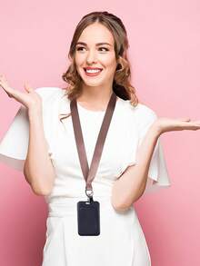 黑色教师挂绳，带证件套，可爱颈带挂绳，可挂钥匙、钥匙链、信用卡、通行证、手机挂饰等，配有金属钥匙环，是送给教师、学生、教职工的绝佳礼物，也可作为汽车配件、包包挂饰、哥特风Y2K风格挂绳，带证件套，是送给朋友、姐妹的理想礼物。 - 彩色 - 查看 9