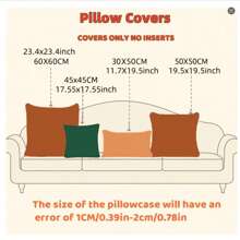 2pcs Rectangular Waist Pillow Cushion Cover, Bohemian Style Decorative Throw Pillow Case For Home Sofa Bedhead, 30cm X 50cm, No Pillow Inserts Included, Bedroom Cushion, Soft Pad, Pad, Decorative Sofa Cushion, Cushion Cover, Home Decor, Sofa Cover, Sweet Dreams, Outdoor Mat