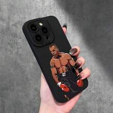 Sport Boxspieler Heißer Verkauf Einzigartiges Kreatives Cartoon-Muster, Schwarze Engelauge Handyhülle, Interessante Einfache Modische Persönlichkeit  Männer und Frauen Urlaubsgeschenk Handyhülle Geeignet für iPhone - Schwarz - Übersicht 6