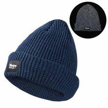 TOHUIYAN Magical Reflective Knitted Hats High Visibility Winter Warm Fleece Ski Caps Women Men Skullies Beanie Hat For Night Running Walking Cycling - A - View 18