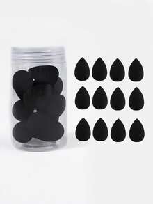 12个/套迷你化妆海绵，超柔软不吸水干湿两用化妆海绵 - 彩色 - 查看 13