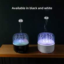 USB Powered Octopus Jellyfish Aroma Diffuser With Color Lights - Fragrance-Free, ABS Material, 36V And Below, Ideal For Home Decor And Relaxation, Home Air Quality | Soothing Lights | Small Humidifier