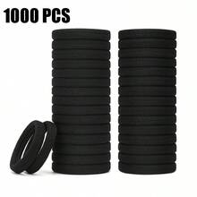 Minimalist Elastic Seamless Hair Ties, Suitable For Women's Daily Wear, Casual Ponytail Hair Ties, Hair Bands - Multicolor - View 7