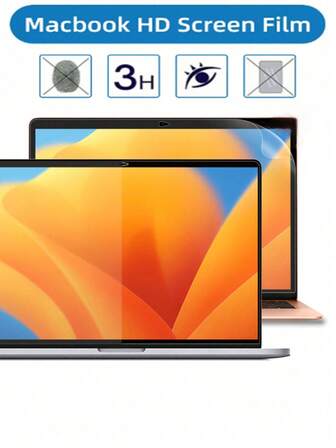 2pcs High Definition, High Transparency, PET Screen Protector, Full Screen Coverage, Strong Anti-Fingerprint, Sensitive Touch, Protective Film, Screen Protector, Compatible With MacBook/Electronics/Office Supplies/Computer Accessories/Computer Screen Protector/MacBook Air 13/Computer Protection/MacBook Accessory/MacBook/Computer/Computer Screen