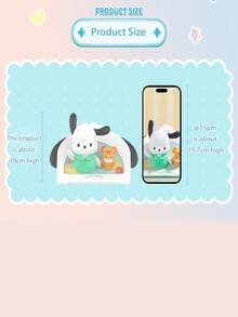 Miniso TOPTOY 三丽鸥家族冰箱贴系列盲盒收藏品，可爱女孩礼物，小雕像装饰 - 彩色 - 查看 11