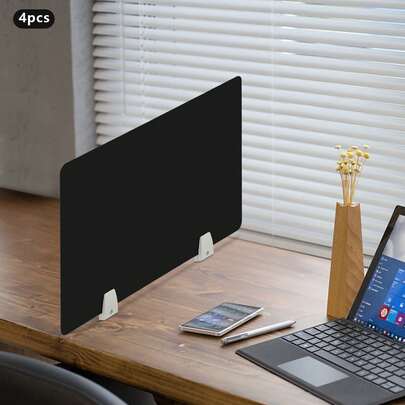 4X Desk Divider Desk Dividers Office Desk Partitions Privacy Desk Panel W/ Clamp